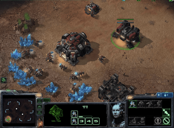 스타크래프트 2의 한 장면