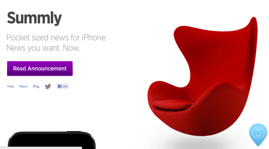 Yahoo에 $30 million (약 300억원)에 인수된 회사, Summly