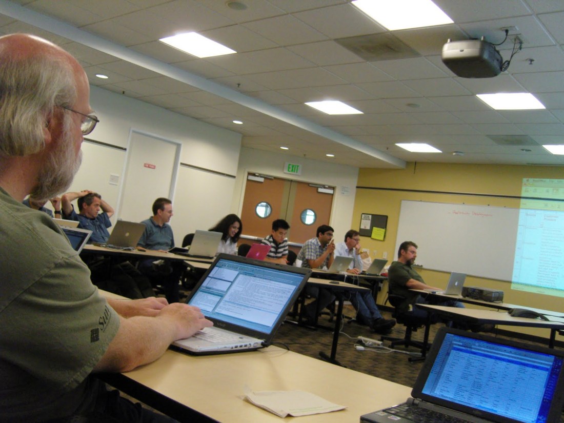 James Gosling! The father of Java Language. I was in the same meeting with him. Unbelievable!